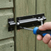 Blue Spot Tools Ironmongery 152mm Black Powder Coated Tower Bolt 78002