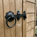 Blue Spot Tools Ironmongery 152mm Black Powder Coated Ring Latch 78018