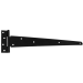 Blue Spot Tools Ironmongery 400mm Black Powder Coated Tee Hinge 78031