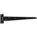 Blue Spot Tools Ironmongery 450mm Black Powder Coated Tee Hinge 78032