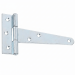 Blue Spot Tools Ironmongery 102mm Zinc Plated Tee Hinge 78033
