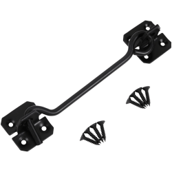 Blue Spot Tools Ironmongery 152mm Black Powder Coated Cabin Hook 78041