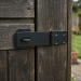 Blue Spot Tools Ironmongery 115mm Black Powder Coated Hasp and Staple 78057