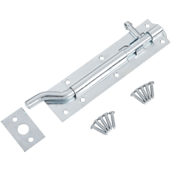 Blue Spot Tools Ironmongery 150mm Zinc Plated Necked Tower Bolt 78063