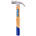 Blue Spot Tools 16oz (450g) Genuine Hickory Shaft Claw Hammer 26144