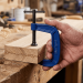 Blue Spot Tools 63mm (2.5") Malleable Cast Iron Deep Throat G-Clamp with Tommy Bar Handle 10050