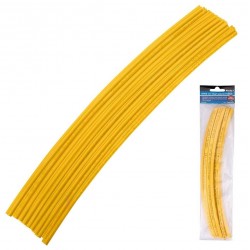Blue Spot Yellow 6.4mm Heat Shrink Electric Wire Insulation Wrap 40514