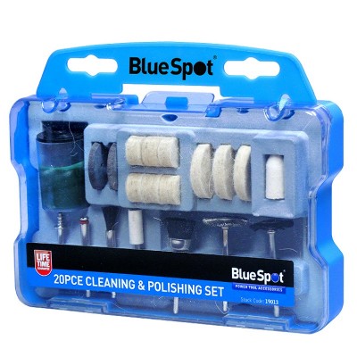 Blue Spot Tools Rotary Tool Cleaning Polishing 20pc Set 19013 Bluespot