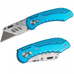 Blue Spot Tools Folding Lock Back Utility Knife 29024 Bluespot