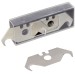 Blue Spot Tools 10 Hooked Utility Blades In Dispenser 29193 Bluespot