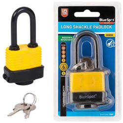 Blue Spot Weather Resistant Long Shackle Padlock 40mm 77009 70167