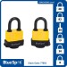 Blue Spot Keyed Alike Same Key Weather Resistant Padlocks 40mm 2pk 77010