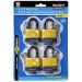 Blue Spot Keyed Alike Same Key External Padlocks 4 Pack 77011 Bluespot