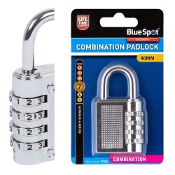 Blue Spot Combination Padlock 40mm 77022 Bluespot