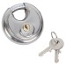 Blue Spot Stainless Steel Round Disc Padlock 70mm 77026