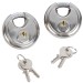 Blue Spot Keyed Alike Same Key Stainless Steel Round Discus Padlock 70mm 2pk 77028