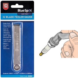 Blue Spot Tools 32 Blade Mechanics Engineering Feeler Measuring Gauge 02084