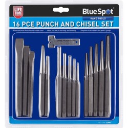 Blue Spot Tools Punch and Chisel 16 Piece Set 22447 Bluespot 