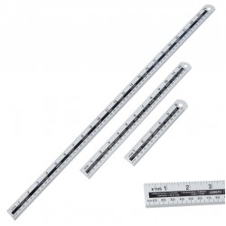Blue Spot Tools Aluminium Rule Ruler 6 inch 12 inch 24 inch