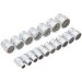 Blue Spot Tools 17pc 3/8 Inch Metric 12pt Shallow Socket Set 01564 Bluespot