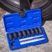 Blue Spot Locking Wheel Nut 18mm to 25mm Remover Socket 10pc Set 01575 Bluespot