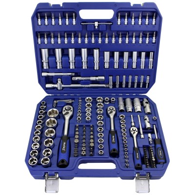 Blue Spot Tools 171pc Large Metric 1/4 3/8 and 1/2 Inch Socket Set 01581 Bluespot