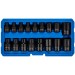 Blue Spot Tools 3/8 and 1/2 Inch E Torx Impact Sockets 17pc Set 01586 Bluespot