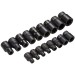Blue Spot Tools 3/8 and 1/2 Inch E Torx Impact Sockets 17pc Set 01586 Bluespot