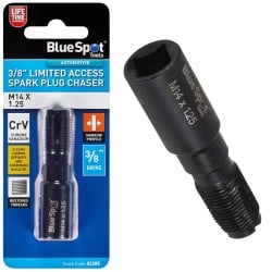 Blue Spot Tools Spark Plug Limited Access Thread Chaser Cleaner M14 x 1.25 01588 Bluespot
