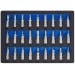 Blue Spot Tools 1/4 Inch Mixed Socket Mixed Bit 27pc Set In Foam 01610 Bluespot