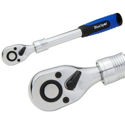 Blue Spot Tools 1/2 Inch Telescopic Socket Ratchet 305mm to 440mm 02027 Bluespot
