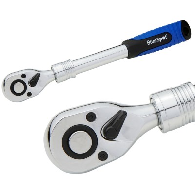 Blue Spot Tools 1/2 Inch Telescopic Socket Ratchet 305mm to 440mm 02027 Bluespot