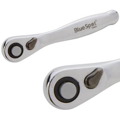 Blue Spot Tools 1/4 Inch Mini Ratchet Quick Release 72 Teeth 02028 Bluespot