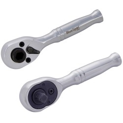 Blue Spot Tools Dual Headed Stubby 1/4 inch Socket or Bit Driver Ratchet 02032 Bluespot