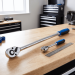 Blue Spot Tools 300mm (12") Extra Long 1/4" Soft Grip Ratchet (72 Teeth) 02034