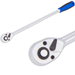 Blue Spot Tools 300mm (12") Extra Long 1/4" Soft Grip Ratchet (72 Teeth) 02034