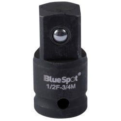 Blue Spot Tools 1/2" Female to 3/4" Male Impact Grade Socket Adaptor 02069 Bluespot