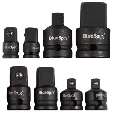 Blue Spot Tools Impact Socket Adaptor 8pc Set 1/4" to 3/4" 02080 Bluespot