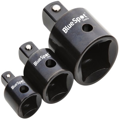 Blue Spot Tools Impact Size Adaptor 3/4 1/2 3/8 1/4 3pc Set 02093 Bluespot
