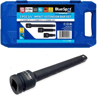 Blue Spot Tools 3/4 Inch Drive Impact Extension Bar 3pc Set 02094 Bluespot