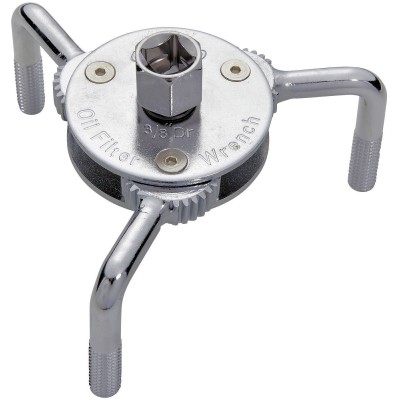 Blue Spot Tools Adjustable Filter 3 Jaw Wrench 3/8 1/2 inch 07007 Bluespot