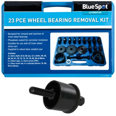Blue Spot Tools Car Vehicle Wheel Bearing Removal Tool 23pc Kit 07902