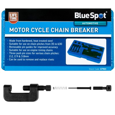 Blue Spot Tools Motor Cycle Chain Breaker Rivet Removal Installation Tool 07903