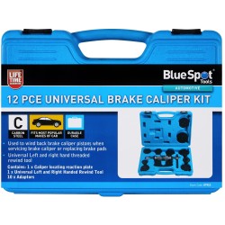 Blue Spot Tools Universal Brake Caliper 12 Piece Kit 07915 Bluespot