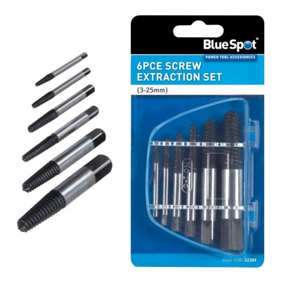 Blue Spot Damaged Screw Bolt Easy Out Extractor Remover 22304