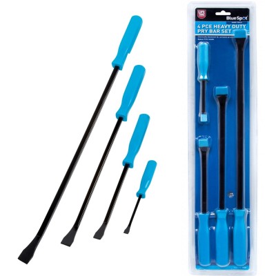 Blue Spot Tools Heavy Duty Pry Bar 4 Piece Set 25540 Bluespot