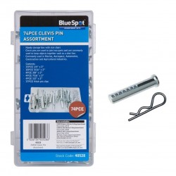 Blue Spot Tools 74 Piece Clevis R Pin Fixing Set 40528