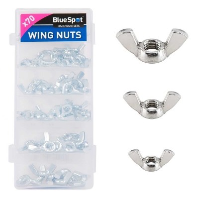 Blue Spot 70pc Assorted Hand Wing Nut 40538