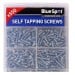 Blue Spot Domed Head Self Tapping Screw Fixings Set 40574