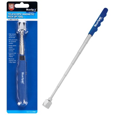 Blue Spot Tools 7.5kg 16lb Telescopic Magnetic Pick Up Tool 07303 Bluespot